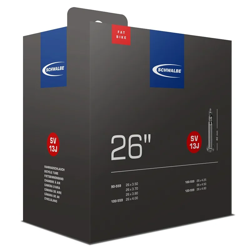 Schwalbe SV13J 26 X 3.50-4.80 Fat Bike Presta Inner Tube