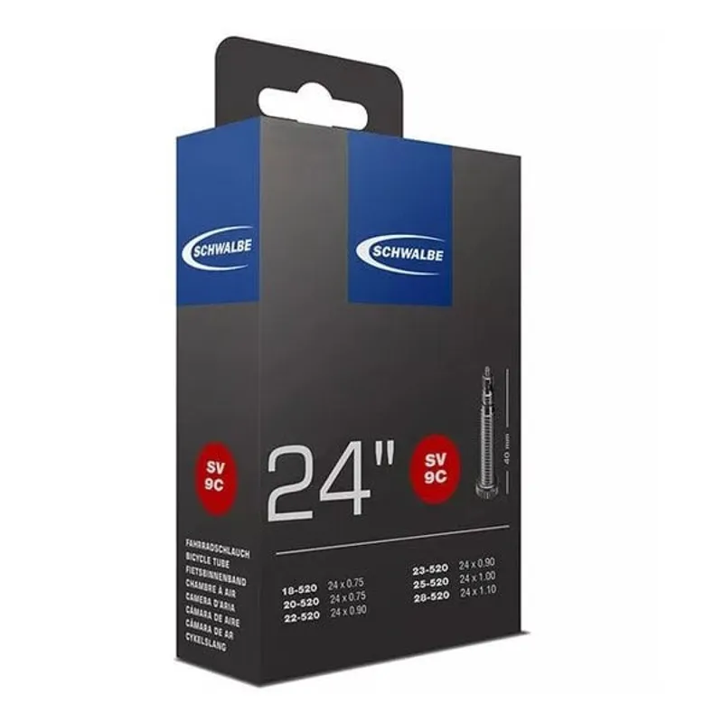 Schwalbe SV9C 24 x 0.75-1.1 Presta Inner Tube
