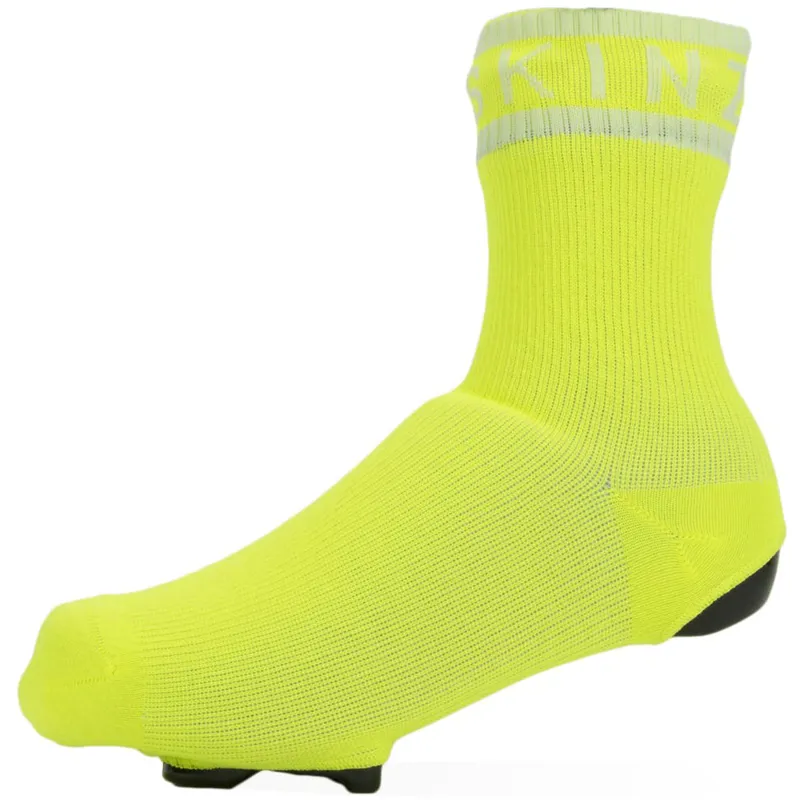 Sealskinz Oversock Neon Yellow Waterproof Cycling Overshoes