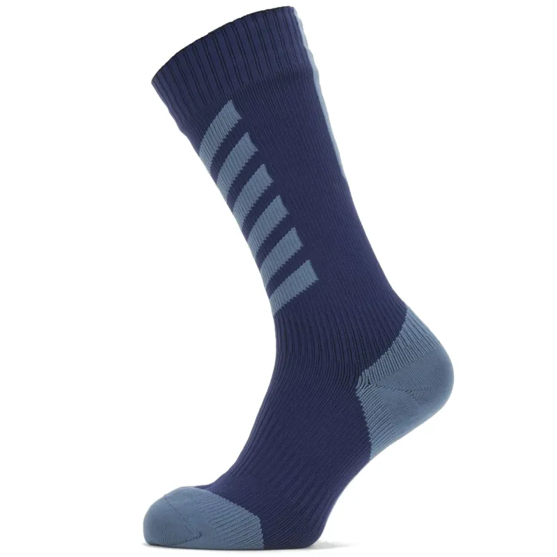 Sealskinz Cold Weather Mid Hydrostop Blue Waterproof Socks