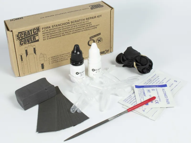 Scratch Cover Black Fork Stanchion Repair Kit