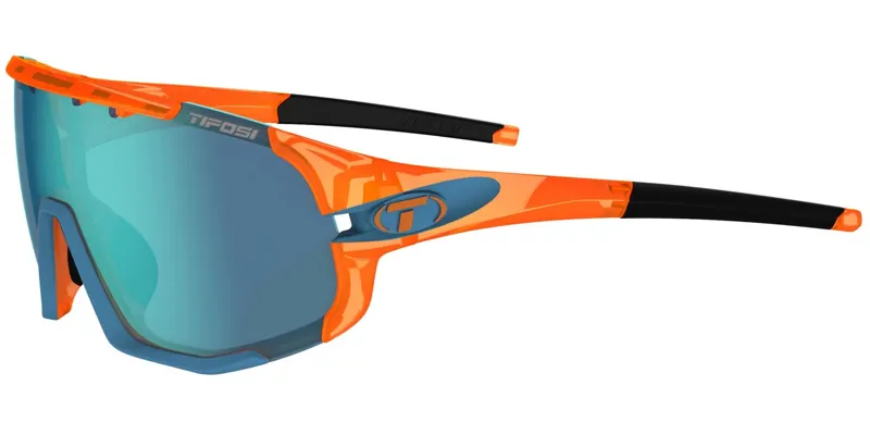 Tifosi Sledge Interchangeable Clarion Lens Orange/Blue Sunglasses