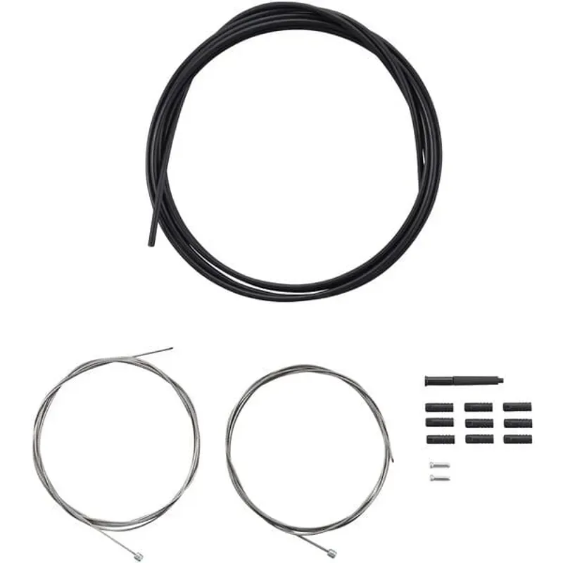 Shimano MTB Gear Cable Set Stainless Steel Inner Wire Black-1